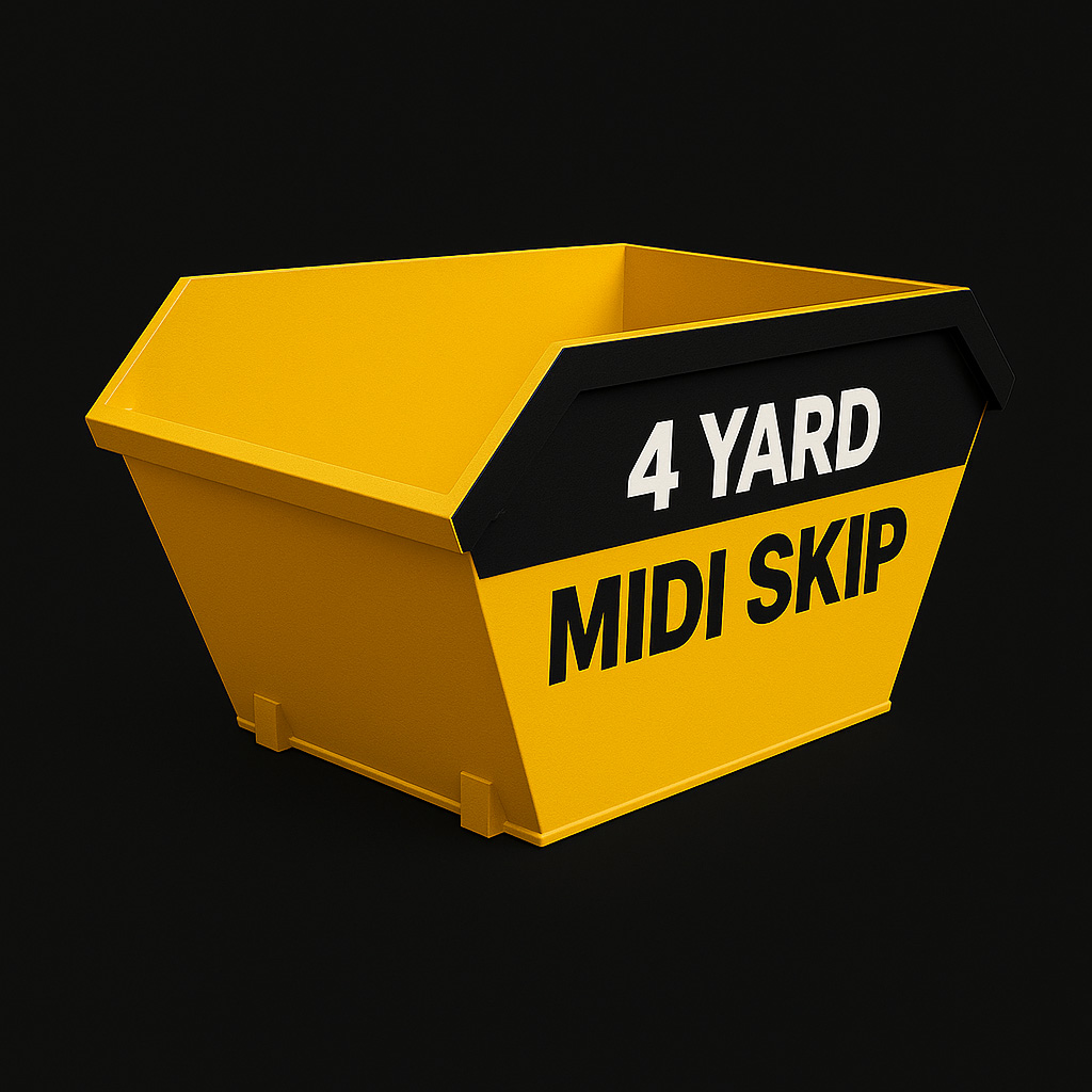 4 Yard Midi Skip Doncaster Refurbishment Waste